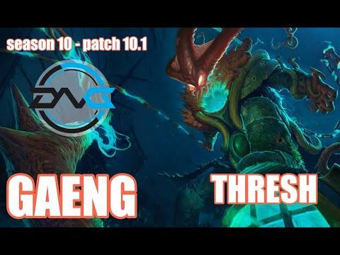 【韓国サーバーD1/VS FPX DUO】DFM GAENG スレッシュ(Thresh) VS ブリッツクランク(Blitzcrank) SUP - Patch10.1 KR Ranked【LOL】