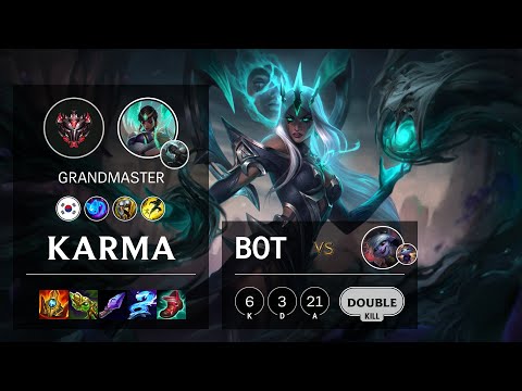 Karma Bot vs Tristana - KR Grandmaster Patch 11.13