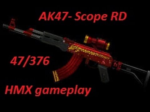 Crossfire NA 2.0: AK47-Scope Red Dragon in HMX gameplay