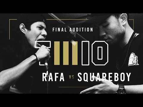 TWIO3 : #9 RAFA vs SQUAREBOY (FINAL AUDITION) | RAP IS NOW