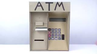 Kartondan ATM Makinesi Nasıl Yapılır   Çocukla