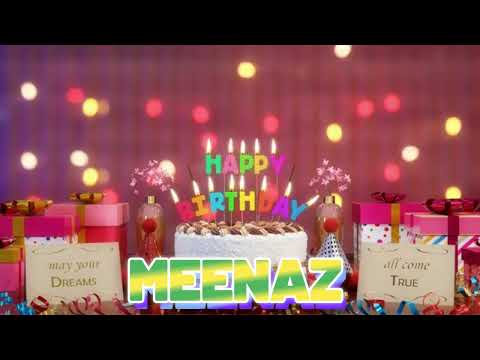 MEENAZ Happy Birthday Song with Names 🌟 Happy Birthday to You