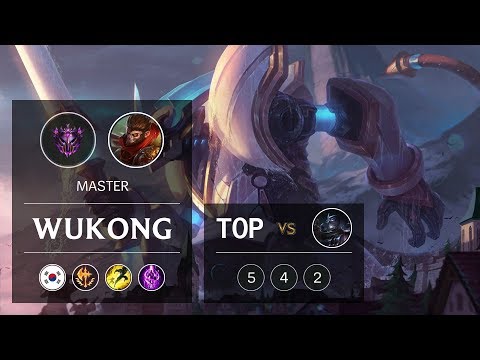 Wukong Top vs Shen - KR Master Patch 9.5