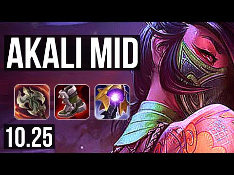AKALI vs TALON (MID) | 7/1/3, 300+ games, Dominating | KR Diamond | v10.25
