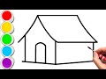 House Drawing, Painting & Coloring For Kids and Toddlers_ Child Art