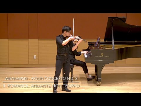 Michael Fisher | Wieniawski: Violin Concerto No. 2 | II. Romance: Andante non troppo