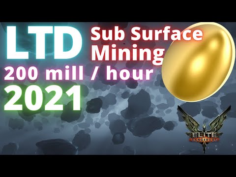 200 mill/hour Sub Surface LTD mining : Elite Dangerous Mining guide (Easy) [2021] New Egg.