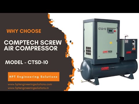 Comptech CTSD-10 Screw Air Compressor: Reliable, Efficient, and Powerful