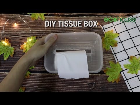 Upcycling Tissue Box | DIY with ecohouse Malaysia