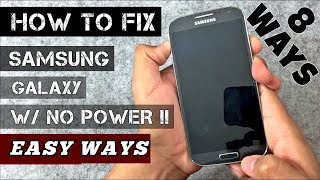 HOW to Fix ALL Samsung Galaxy Phones [WONT TURN ON]