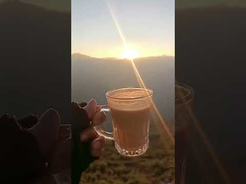 #sunrise#mountains#pahadon#tea#lovestatus#views