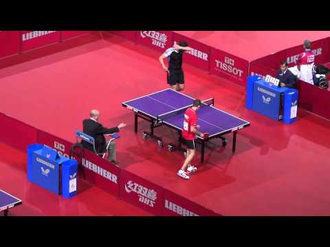 GIONIS Panagiotis (GRE) vs KOSIBA Daniel (HUN) at WTTC2013 .2