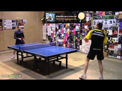 SPINLORD Gipfelsturm 1.8 mm - FH attack against backspin on SPINLORD Ultra Carbon Def