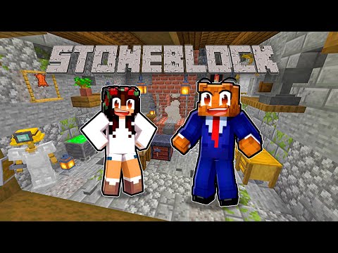Insane Minecraft Challenge: Eating Rocks in Stoneblock 3