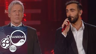 Sanremo 2019 - Marco Mengoni e Claudio Baglioni cantano &quot;Emozioni&quot;