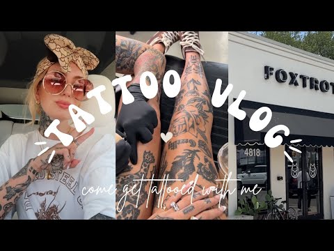 TATTOO VLOG | Come get two new leg tattoos with me!