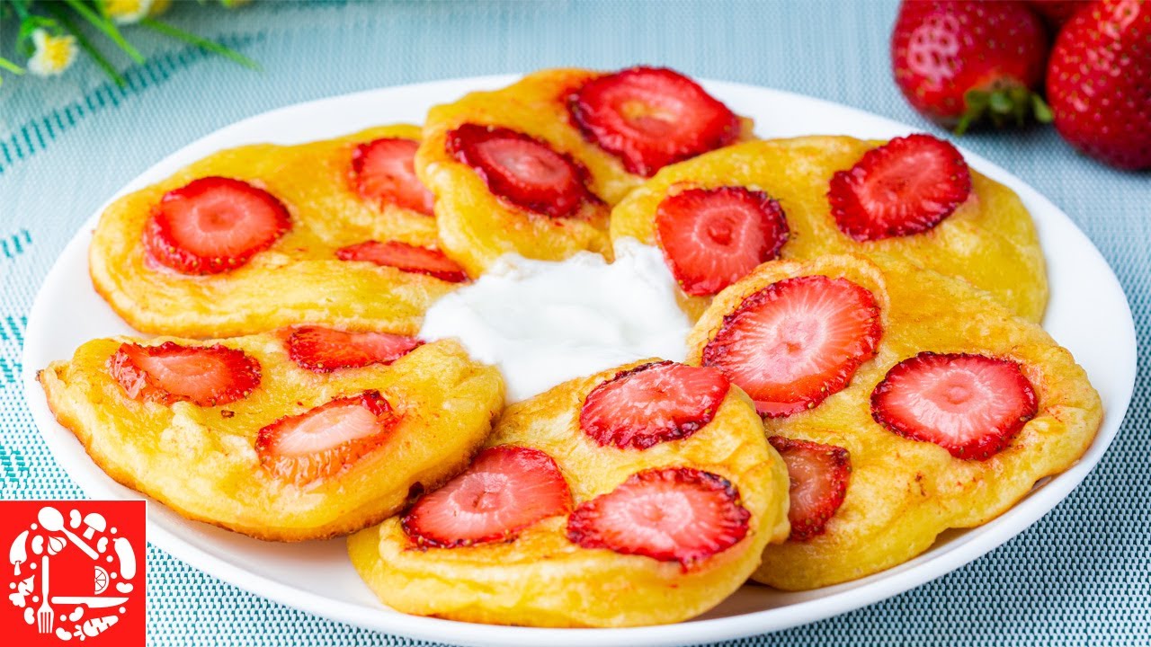Вот что нужно готовить из Клубники! Невероятно Вкусные Оладьи для всей семьи