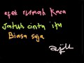 jatuh cinta itu biasa saja 