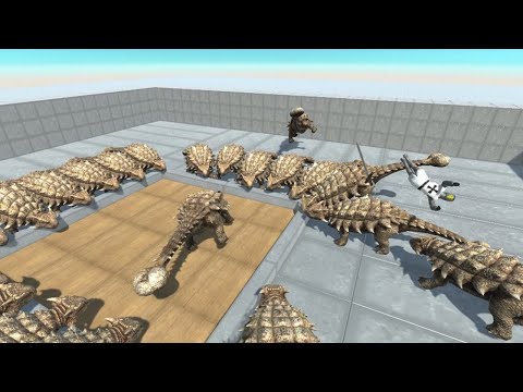 Hammer Tail Nightmare by ANKYLOSAURUS Army vs ALL UNITS Animal Revolt Battle Simulator