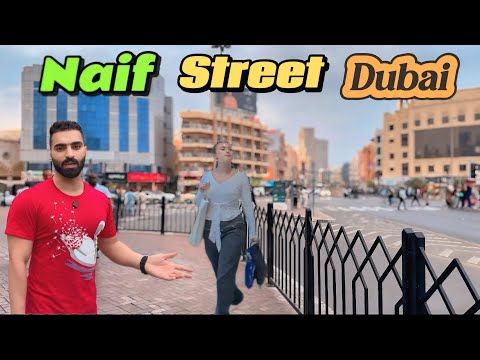 Deira dubai 4k | naif street dubai | walking tour | 4k video