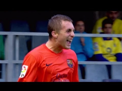 Gol de Deulofeu (1-0) en el FC Barcelona B - UD Las Palmas Jornada 7