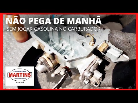 Não pega de manhã ou na primeira partida, sem jogar gasolina no carburador/ Porque isso acontece?