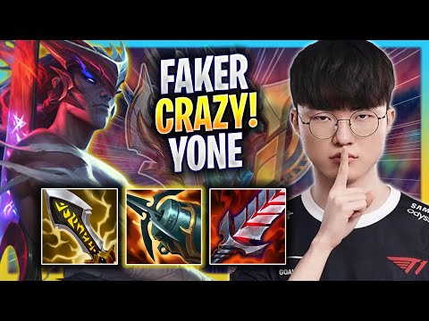 FAKER CRAZY GAME WITH YONE! - T1 Faker Plays Yone MID vs Azir! | Bootcamp 2023
