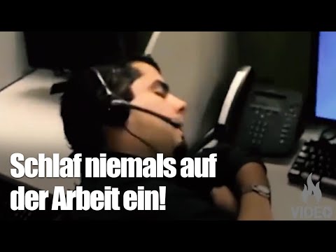 Deshalb sollte man niemals auf der Arbeit einschlafen! | Video Trends