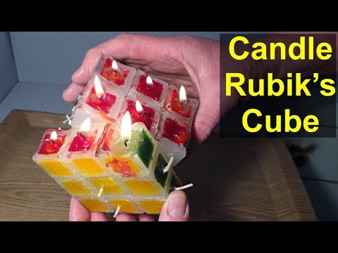 史上最自虐的魔術方塊！【蠟燭魔術方塊】讓你玩得燒燙燙～～ A CANDLE Rubik's Cube