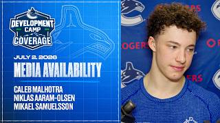 Caleb Malhotra, Niklas Aaram-Olsen, Mikael Samuelsson Development Camp Media (Jul 2 2026)