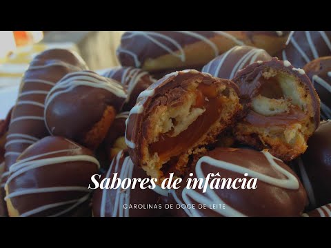 CAROLINAS DE DOCE DE LEITE - MASSA CHOUX