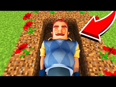 HELLO NEİGHBOR'UN MEZARINI BULDUM! - Minecraft