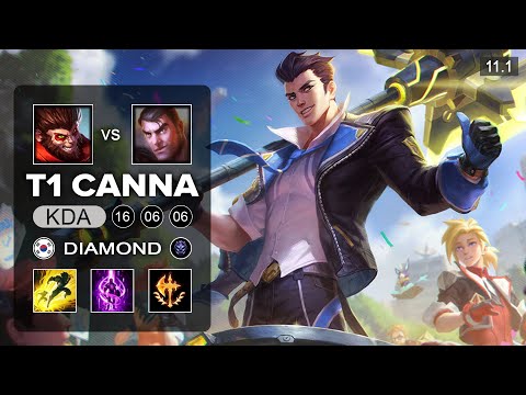 T1 Canna Jayce Top vs Wukong - KR Diamond Patch 11.1