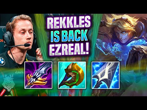 KC REKKLES BRINGS BACK EZREAL! - KC Rekkles Plays Ezreal ADC vs Twitch! | Season 2022