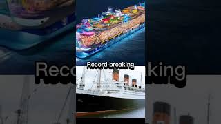 Queen Mary Vs Icon of the Seas Comparison #oceanliner #1v1 #ships #titanic #queenmary #viral