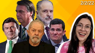 O recado de Aras, Bolsonaro maior que a oposição, o que a mídia tá achando, fofocas e mais.