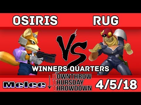 DTT #66 - Osiris (Fox, Sheik) VS. Rug (C. Falcon) - SSBM Winners Quarters - Melee