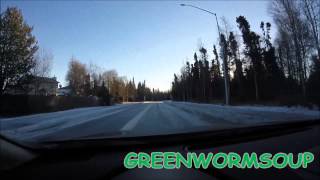 preview picture of video 'ANCHORAGE ALASKA DRIVE - January 3rd 2015'