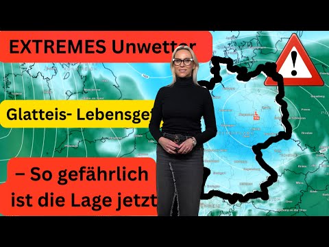 Achtung! EXTREMES UNWETTER: Eisfalle Tief Leonie verwandelt Deutschland in eine tödliche Rutschbahn
