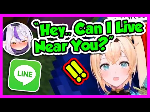 Laplus Messaged Iroha On LINE About This For The New Minecraft Server... [Hololive/Eng sub]