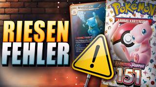 Genau JETZT machen viele bei Pokemon 151 gerade einen RIESEN FEHLER !