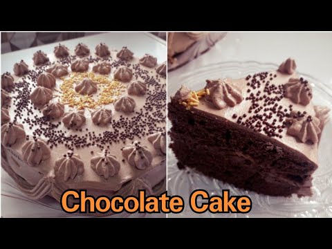 Moist chocolate cake/step by step choclate cake recipe/simple chocolate cake