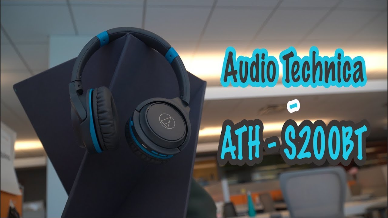 video Tai nghe không dây Audio Technica ATH-S200BT chính hãng 0
