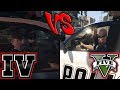 LSPD Vs LCPD Police AI GTA IV Vs GTA V