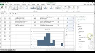 Making a Histogram on Excel 2013