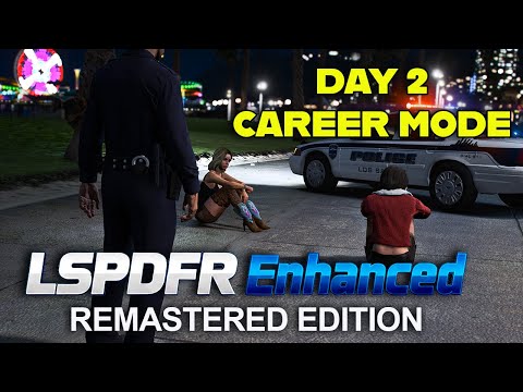 DAY 2 | Night Shift Duty | LSPDFR Enhanced Career Mode