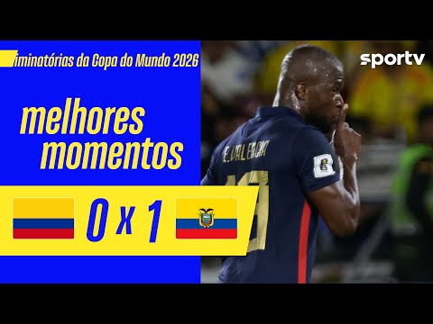 Gols e lances de Colômbia x Equador