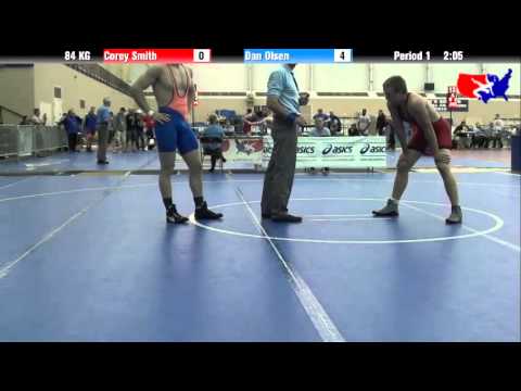 Corey Smith vs. Dan Olsen at 2013 ASICS University Nationals - GR