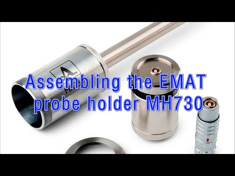 Assembling MH730 - probe holder for high-temperature EMAT applications