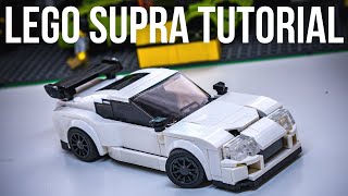 LEGO Toyota MK4 Supra Speed Champions MOC Tutorial | 1K Subscribers Special!